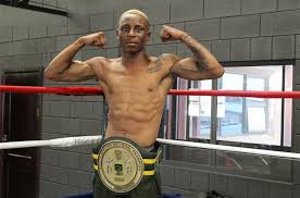 SA Junior Lightweight Champion with the belt