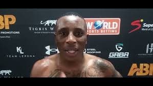 Post-fight interview
