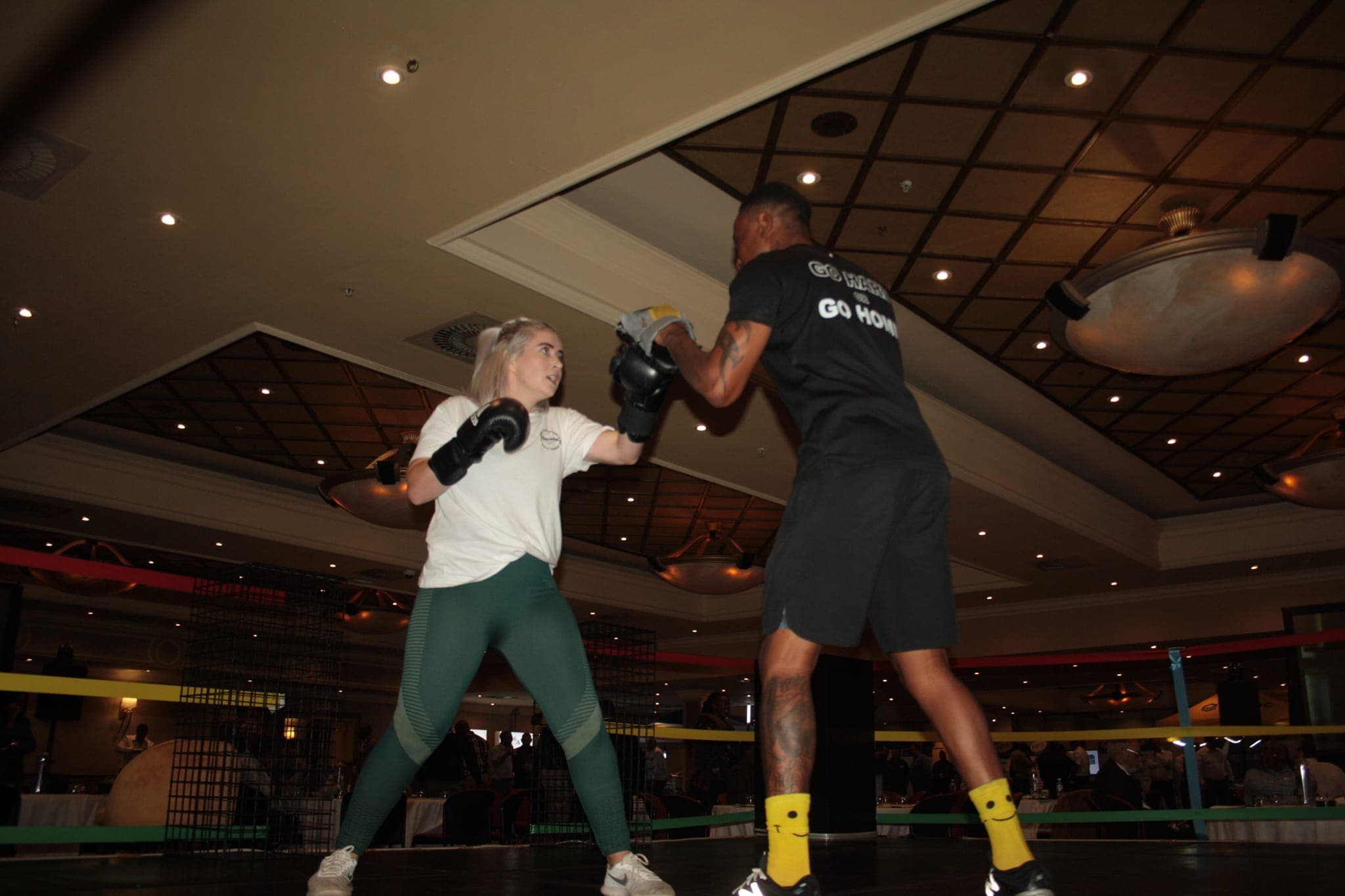 Training at Eastside Boxing